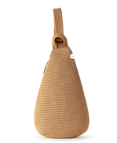 Shop The Sak Women's Geo Crochet Sling Backpack In Bamboo