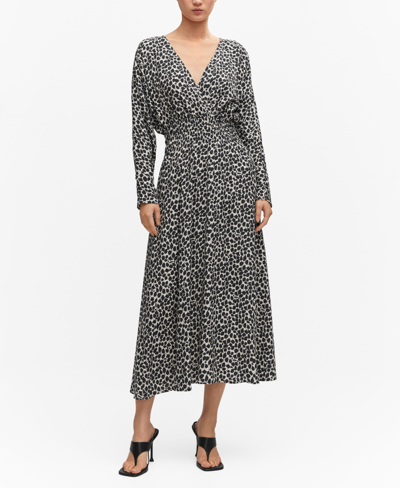 Mango Robe In Black