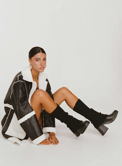 Princess Polly Thayer Legwarmers In Black