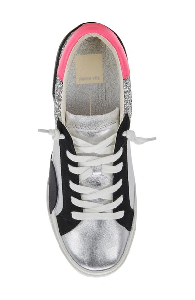 Shop Dolce Vita Zina Sneaker In Dark Silver Stella