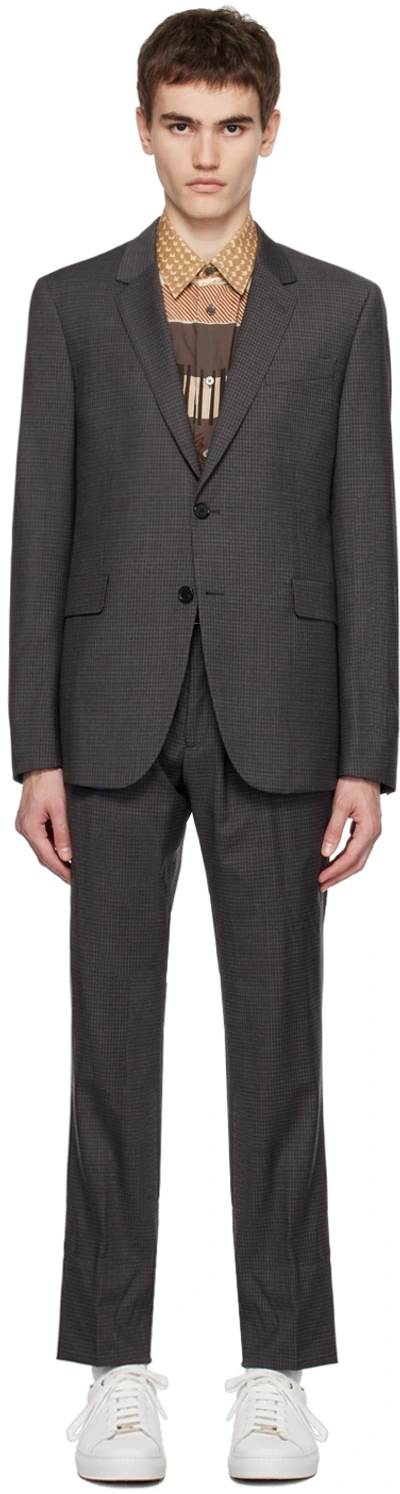 Shop Paul Smith Gray Kensington Suit In 72 Greys