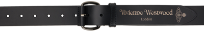 Shop Vivienne Westwood Black Pin-buckle Belt In 223-l0022-n401la