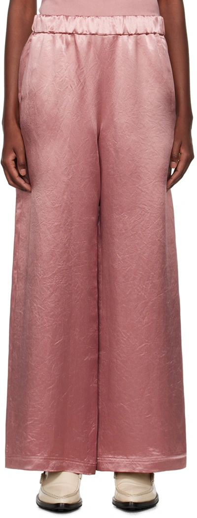 Shop Max Mara Pink Acanto Lounge Pants In 069 Pink