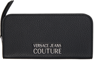 Shop Versace Jeans Couture Black Hardware Wallet In E899 Black