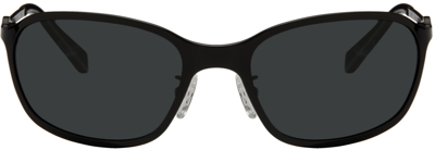 Shop A Better Feeling Black Paxis Sunglasses In Black Steel/black