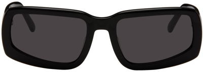 Shop A Better Feeling Black Soto-ii Sunglasses In Black Acetate/black