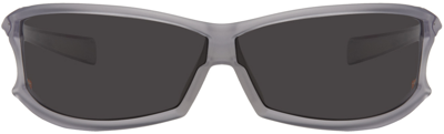 Shop A Better Feeling Gray Onyx Sunglasses In Transgrey Tr90/black