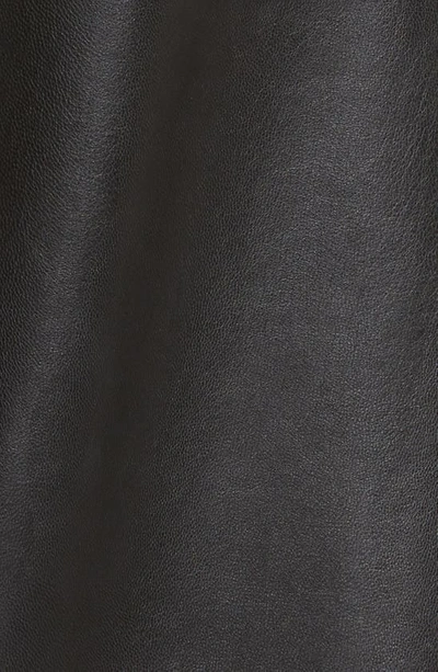 Shop Veronica Beard Barrie Faux Leather Midi Skirt In Black