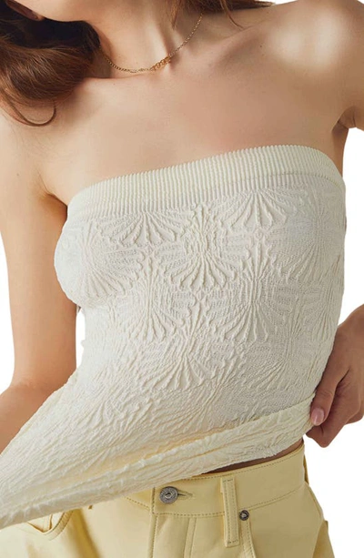 Free People Love Letter Tube Top In Ivory