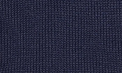 Shop Kenzo Kids' Boke Flower Crewneck Cotton & Wool Blend Sweater In Navy