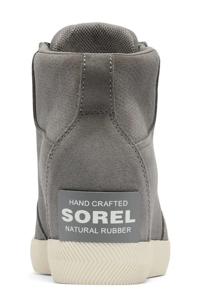 Sorel Out N About Wedge Bootie In Quarry/ Sea Salt