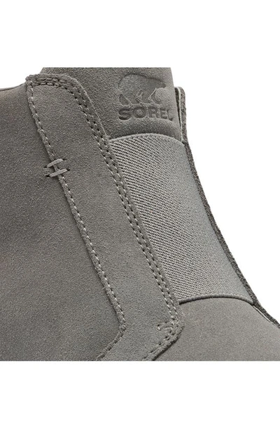 Sorel Out N About Wedge Bootie In Quarry/ Sea Salt