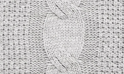 Shop Ugg Erie Cable Knit Accent Pillow In Seal