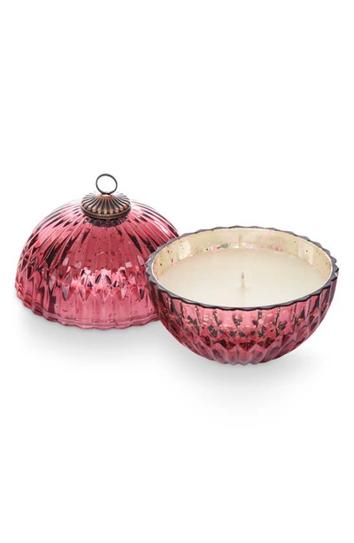 Illume Mercury Ornament Candle In Ornament Balsam Red 5.1oz