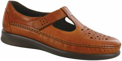 Shop Sas Women's Willow Slip On Loafer - Double Wide Width In Chestnut In Brown