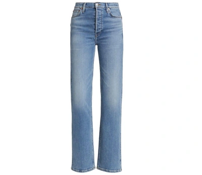 Shop Re/done Women 90s High Rise Loose Jean In Rio In Blue