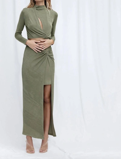 Shop Significant Other Ivy Skirt In Sage In Green