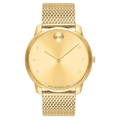 Shop Movado Men's Bold Gold Dial Watch