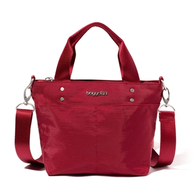 Shop Baggallini Women's Mini Carryall Tote Bag In Red