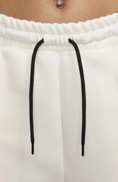 Shop Nike Sportswear Tech Fleece Joggers In Pale Ivory/ Black
