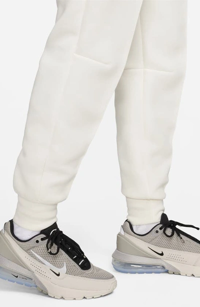 Shop Nike Sportswear Tech Fleece Joggers In Pale Ivory/ Black