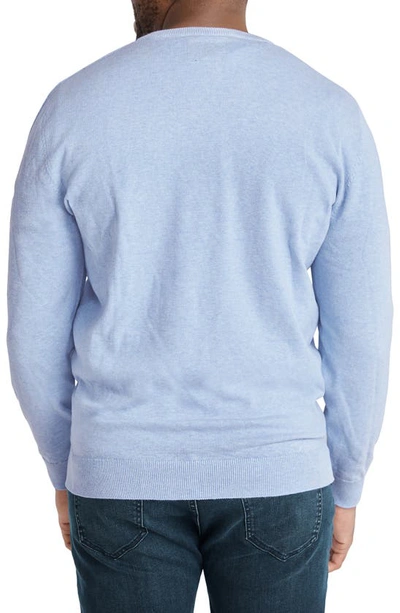 Shop Johnny Bigg Essential V-neck Sweater In Sky