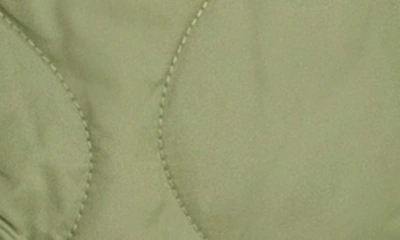 Vans Pickett Quilted Bomber Jacket In Loden Green