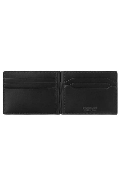 Montblanc Extreme 3.0 Wallet 6cc With Money Clip In Black