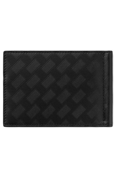 Montblanc Extreme 3.0 Wallet 6cc With Money Clip In Black