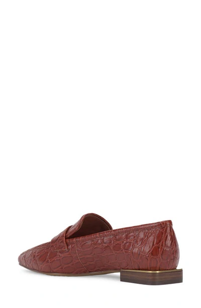Shop Vince Camuto Calentha Pointed Toe Loafer In Ketchup