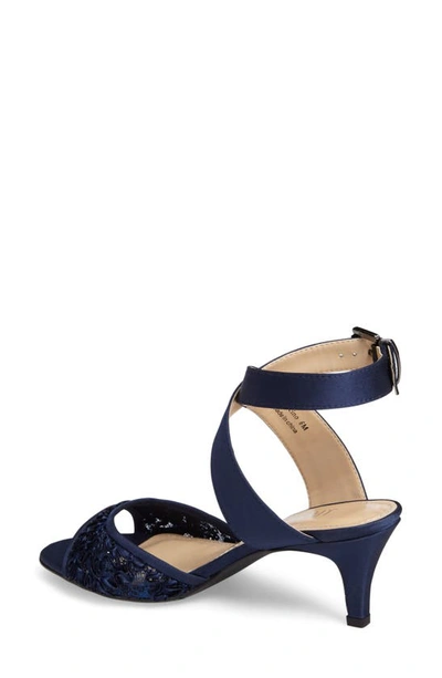 J. Reneé Soncino Strappy Sandal In Navy Satin