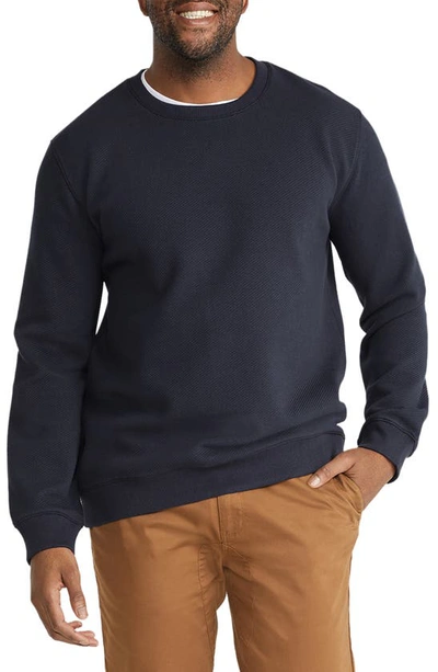Shop Johnny Bigg Elliot Jacquard Sweater In Navy