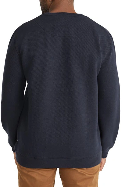 Shop Johnny Bigg Elliot Jacquard Sweater In Navy