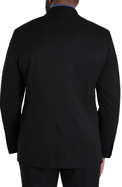 Shop Johnny Bigg Vitori Birdseye Suit Jacket In Black