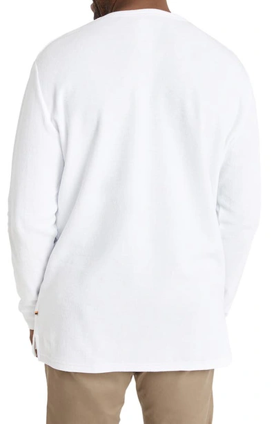 Shop Johnny Bigg Waffle Crewneck T-shirt In White