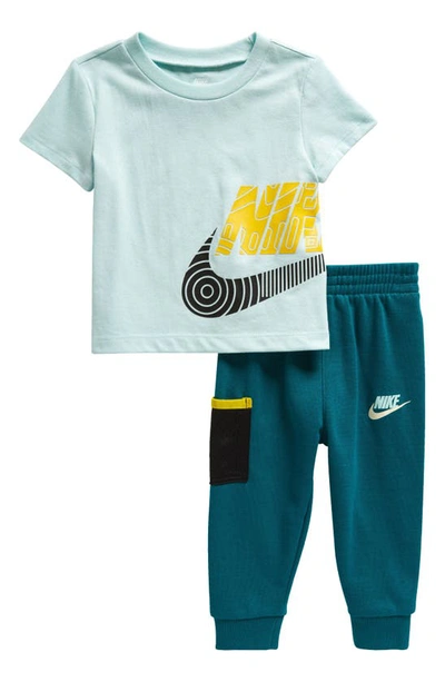 Shop Nike Graphic T-shirt & Joggers Set In Geode