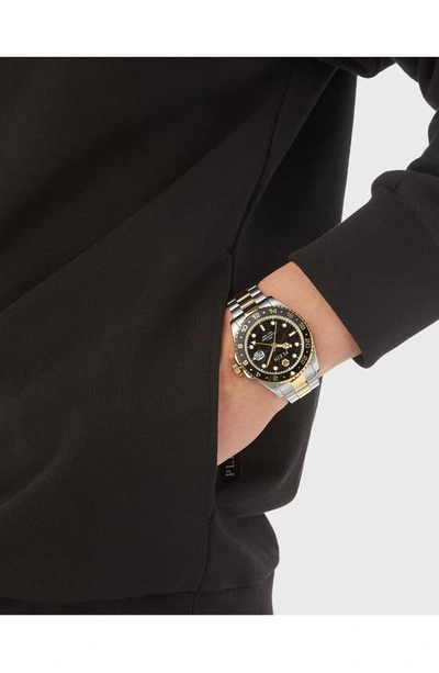 Shop Philipp Plein Gmt-i Challenger Bracelet Watch, 44mm In Two Tone