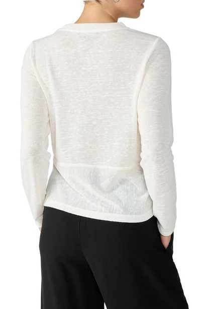Sanctuary Knot Your Business Knit Top In Milk
