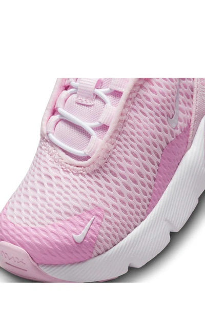 Shop Nike Kids' Air Max 270 Sneaker In Pink Foam / White/ Pink Rise