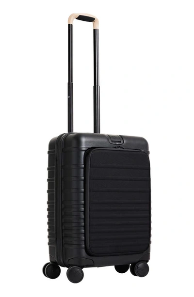 Shop Beis Béis The 21-inch Front Pocket Carry-on Roller In Black