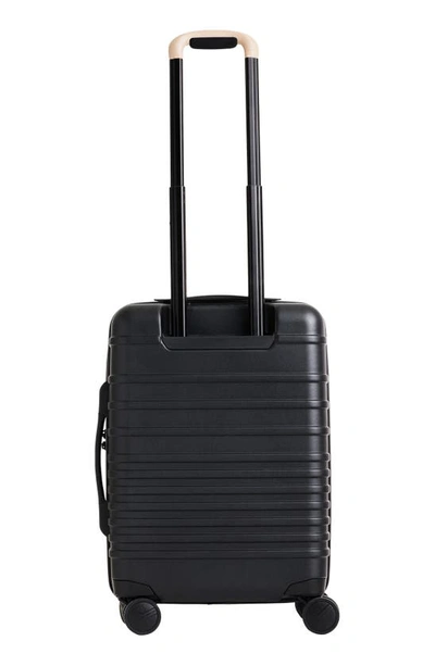 Shop Beis Béis The 21-inch Front Pocket Carry-on Roller In Black