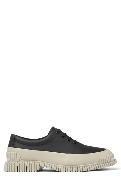 Camper Pix Contrasting-sole Lace-up Shoes In Medium Beige