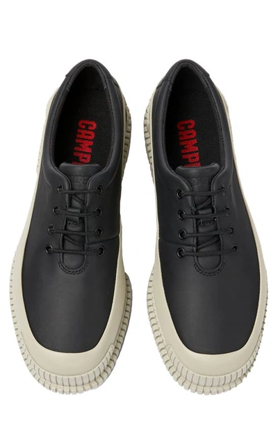 Camper Pix Contrasting-sole Lace-up Shoes In Medium Beige