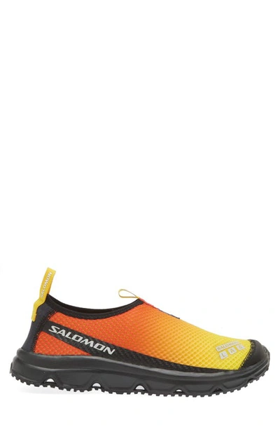 Shop Salomon Gender Inclusive Rx Moc 3.0 Slip-on Sneaker In Black/ Lemon/ High Risk Red