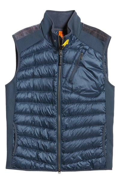 Shop Parajumpers Zavier Quilted Vest In Dark Avio