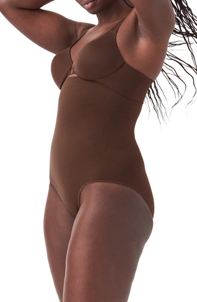 Spanx Everyday Shaping High Waist Panty In Chestnut Brown