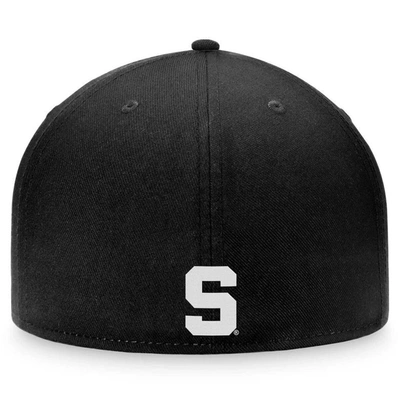 Shop Top Of The World Black Michigan State Spartans Dusk Flex Hat