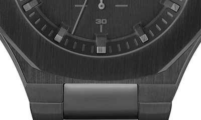 Hugo Boss Men's Taper Quartz Fashion Chronograph Ionic Plated Black Steel  Watch 45mm | ModeSens