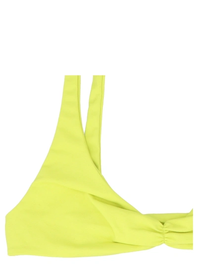 Shop Attico Capsule Triangle Bra Beachwear Yellow