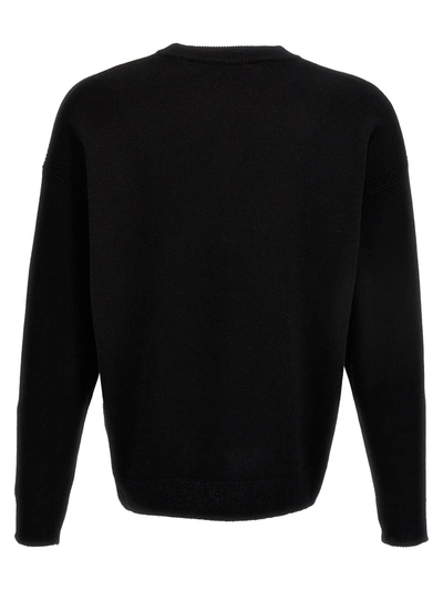 Shop Maison Kitsuné Fox Head Sweater, Cardigans Black